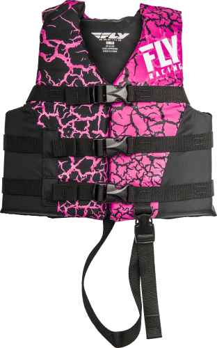 Fly Racing - Fly Racing Floatation Childs Vest - 112224-105-001-18 - Pink/Black - 30-50 Lbs.