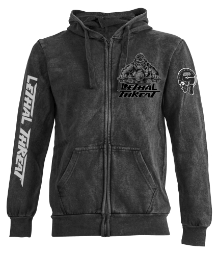 Lethal Threat - Lethal Threat Riding Gorilla Hoody - HD84036XL - Black - X-Large