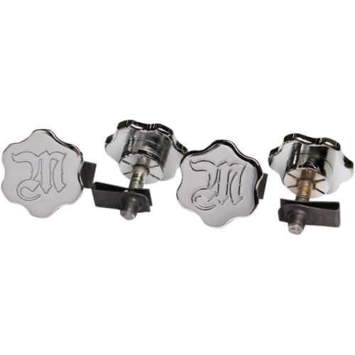 Misfit Industries - Misfit Industries Saddlebag Mount Kit - Chrome - MBKC