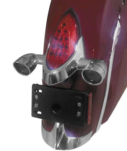 Radiantz - Radiantz Led Turn Signals - Chrome/Red/Smoke - 9570-10S