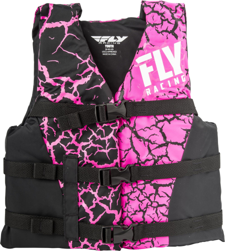 Fly Racing - Fly Racing Floatation Youth Vest - 112224-105-002-18 - Pink/Black - 50-90 Lbs.