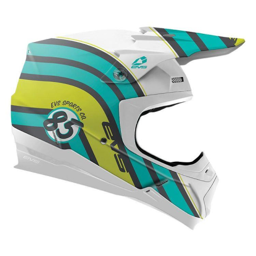 EVS - EVS T5 Cosmic Helmet - HE18T5C-TFBU-S - Tiffany Blue - Small
