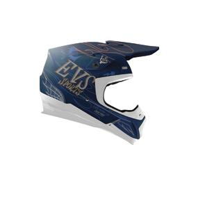 EVS - EVS T5 Fink Helmet - HE18T5F-BU-L - Blue - Large