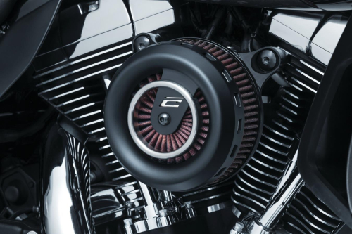 Kuryakyn - Kuryakyn Crusher Crusader Air Cleaner Trim - Satin Black - 9241