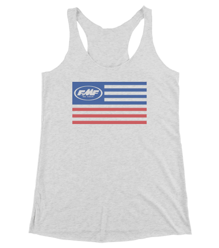 FMF Racing - FMF Racing Steadfast Womens Tank - SP8423901-WHT-WXS - White - X-Small