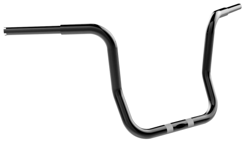 Khrome Werks - Khrome Werks 1-1/4in. Bobber-Style Ape Hanger Handlebar - Black - 300847