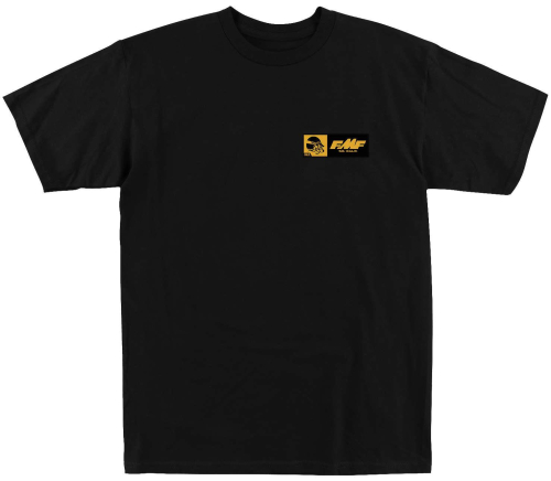 FMF Racing - FMF Racing WLF/FMF Enduring Tee - SP8118915-BLK-LG - Black/Gold - Large