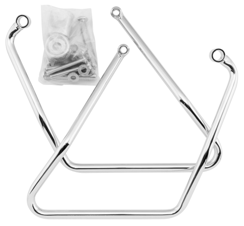 Bikers Choice - Bikers Choice Saddlebag Guards - Chrome - 302113