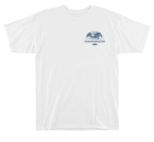 FMF Racing - FMF Racing Crafted T-Shirt - SP8118911-WHT-MD - White - Medium