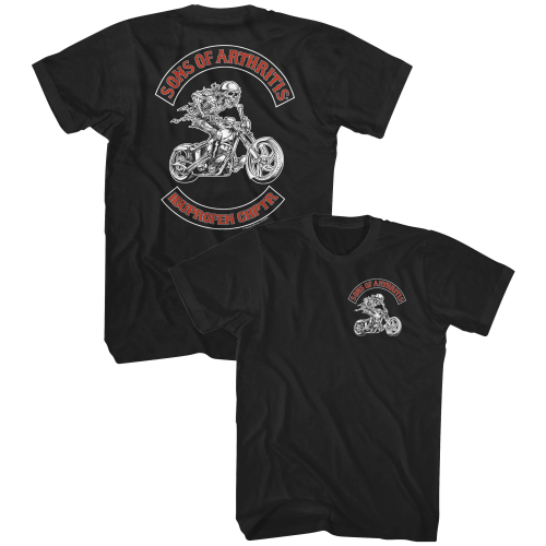 Evel Knievel - Evel Knievel SOA Ibuprofen T-Shirt - SOA504LG - Black - Large