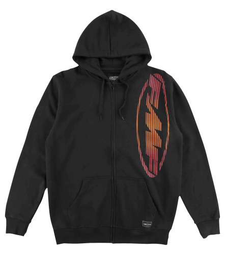 FMF Racing - FMF Racing Swift Zip Fleece Hoody - HO7122900-BLK-MD - Black - Medium