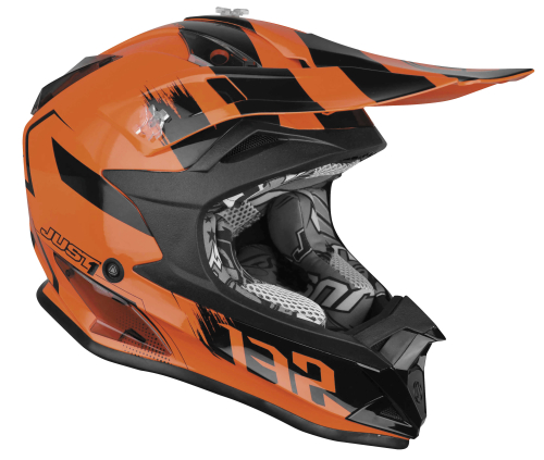 Just 1 - Just 1 J32 Pro Kick Youth Helmet - 6063210151014-13 - Orange - Small