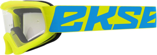 EKS Brand - EKS Brand X-Grom Youth Goggles - 067-30205 - Flo Yellow / Clear Lens - OSFM