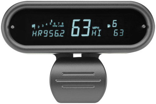 Dakota Digital - Dakota Digital MCV-7100 Oval Style Universal Information Systems Gauge - Black - MCV-7100-K