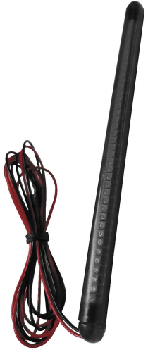 Radiantz - Radiantz LED Flexible Arrays - 5.7in. - Red/Smoke - 4000-08S