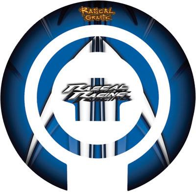 Rascal Grafik - Rascal Grafik Gas Cap Protector - Blue - RA36708