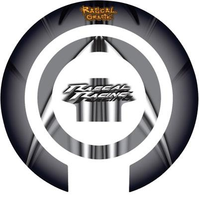 Rascal Grafik - Rascal Grafik Gas Cap Protector - Gray - RA36711