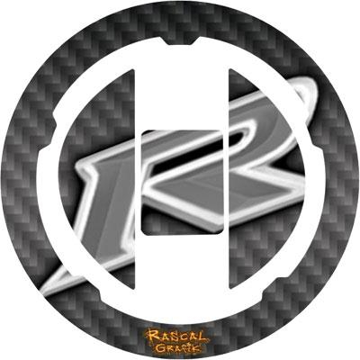 Rascal Grafik - Rascal Grafik Gas Cap Protector - Carbon - Suzuki Universal - RA36723