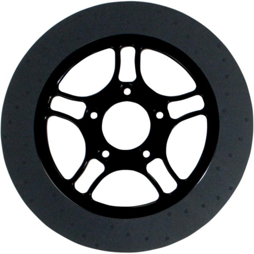 Lyndall Racing Brakes - Lyndall Racing Brakes Triangulum Lug-Drive Brake Rotor - Black - NVLD-115FBT5SA
