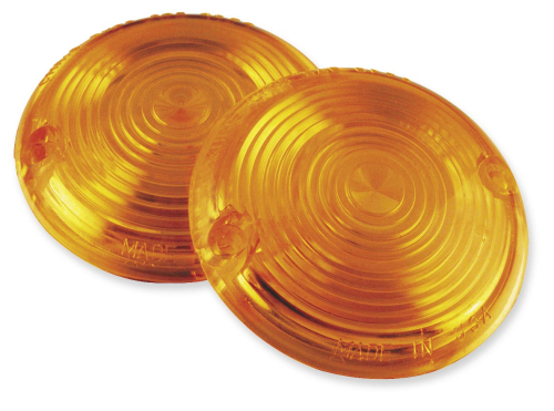Chris Products - Chris Products Flat Turn Signal Lens - Amber - XF22-2545