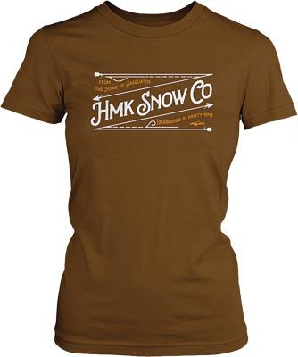 HMK - HMK Stitch Womens T-Shirt - HM2SSTPROWWL - Brown - Large