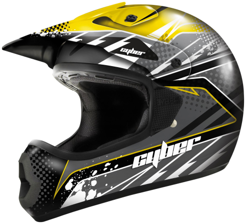 Cyber Helmets - Cyber Helmets Visor for UX-22 Helmet - Yellow/Black - 640691