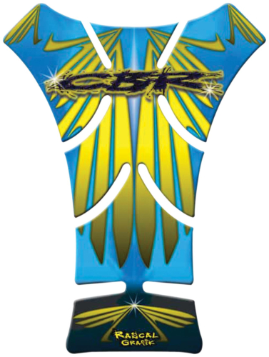 Rascal Grafik - Rascal Grafik X-ak Tank Pad - Blue/Yellow - RA36001