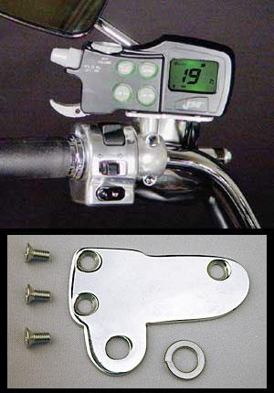 J&M - J&M JMCB-2003 Mounting Bracket Kit for Kawasaki Cruisers (Except Concours) - Polished - JCB03-HBK05