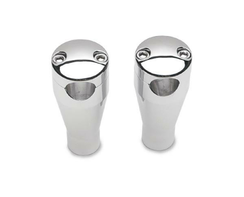 Custom Cycle - Custom Cycle Glide Style Risers  for 1in. Handlebars - 2in. Rise - CCE6011