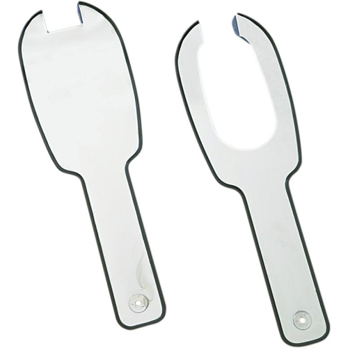 Drag Specialties - Drag Specialties Chrome Tank Trim With-Out Cut-Out - 15-0316-SC9