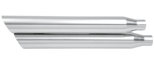 Khrome Werks - Khrome Werks 3in. HP-Plus Slip-On Mufflers - Slash-Down - Chrome - 202315