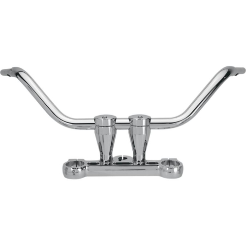 Custom Cycle - Custom Cycle Glide Style Risers for 1-1/4in. Handlebars - 6in. Rise - CCE6104
