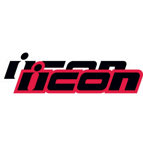 Icon - Icon 20in. Icon Logo Decal - Black - 4320-0946