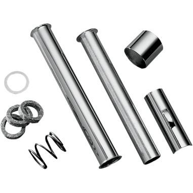 Drag Specialties - Drag Specialties Chrome Pushrod Tube Assembly - 72628-SC3
