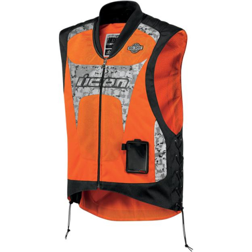 Icon - Icon Interceptor Vest - 2830-0187 - Orange - Sm-Md