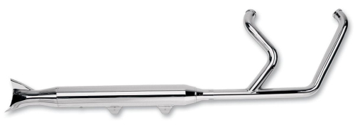SuperTrapp - SuperTrapp 2-Into-1 Exhaust System - Fishtail - Chrome - 128-78065