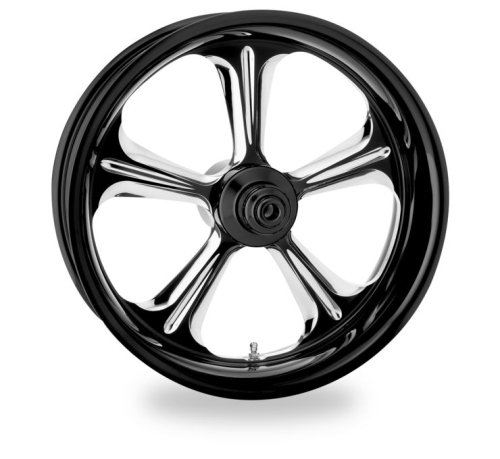 Performance Machine - Performance Machine Wrath Trike Front Wheel - 21x3.5in - Platinum Cut - 1522-7106R-WRAAM-BMP