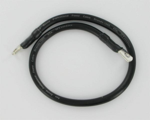 Drag Specialties - Drag Specialties Battery Cable - Translucent Black - 23in - 78-123-1