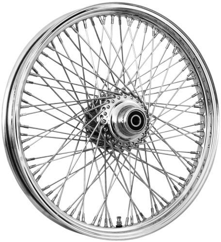 Drag Specialties - Drag Specialties Laced 80 Spoke Front Wheel - 19x2.15 (Single/Dual Disc) - 04928-168S