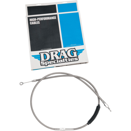 Drag Specialties - Drag Specialties Alternative Length Braided High Efficiency Clutch Cable - 60 15/16in. - 53224-2HE