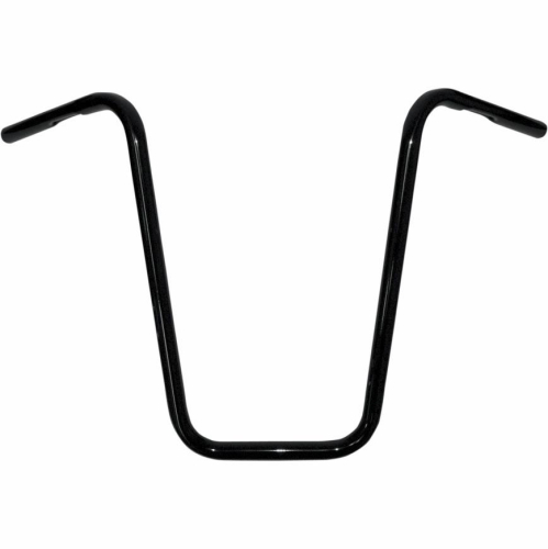Drag Specialties - Drag Specialties 1in. Ape Hanger Handlebar for Narrow Glide - 18in. - Dimpled - Black - 0601-1237