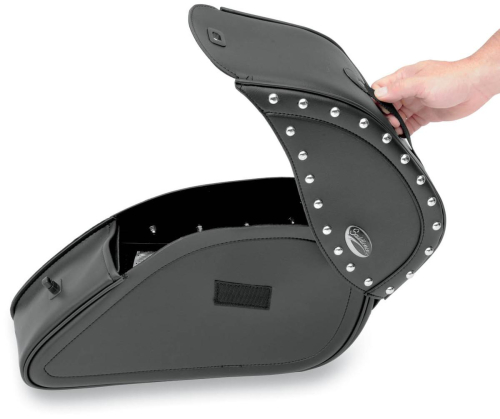Saddlemen - Saddlemen Desperado Teardrop Saddlebag - 20in.  x 12in.  x 6 1/2in. - 3501-0458