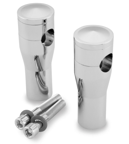 Bikers Choice - Bikers Choice 2in. Top Riser - Smooth - Chrome - M-HR-1020