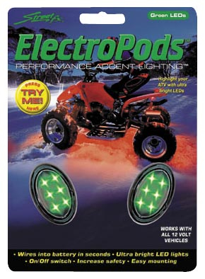 Street FX - Street FX Electropods - Oval - Green - 1043917