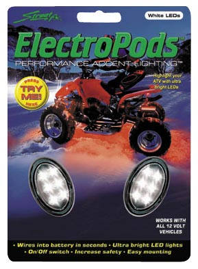 Street FX - Street FX Electropods - Oval - White - 1043914
