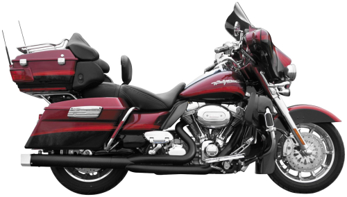 Rush Exhaust - Rush Exhaust 2:1 Full System - 2.00in. Baffle - Tip Compatible - Black - 8140-200