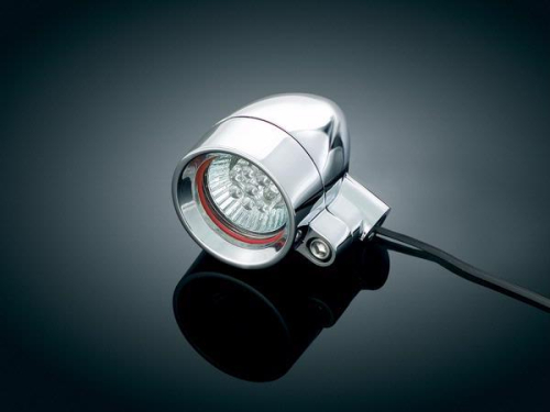 Kuryakyn - Kuryakyn LED Style Silver Bullets with 5/16in.-18 Hollow Mounting Bolt - Small - Red - Dual Function - 1615