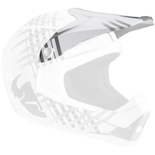 Thor - Thor Helmet Visor Kit for Quadrant 10 - White/Chrome - 0132-0466
