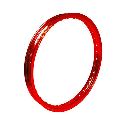 Pro-Wheel - Pro-Wheel Front Rim and Spoke Kit - 17x1.40 - Red - 17-DRZRD