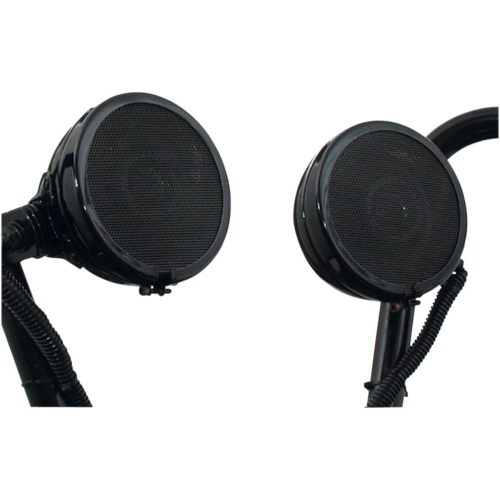 MH Instruments - MH Instruments Rumble Road Premium Amplified Stereo Speakers - Black with 1in Mounting Hardware - 131